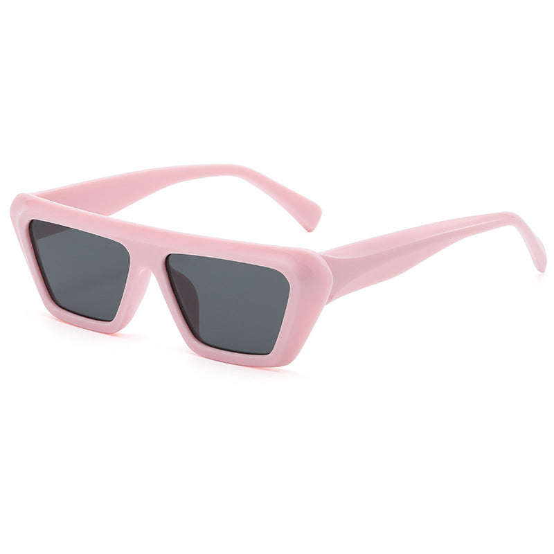 Wholesale One-piece One-piece Frame PU Sunglasses